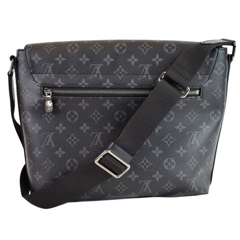 louis vuitton black messenger